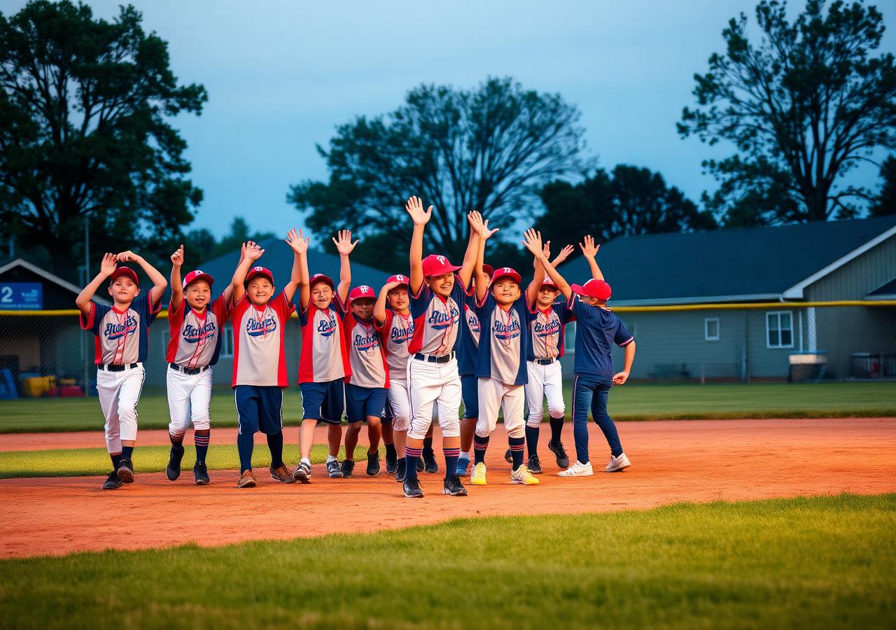 Local little league team supported by S&M Mechanical